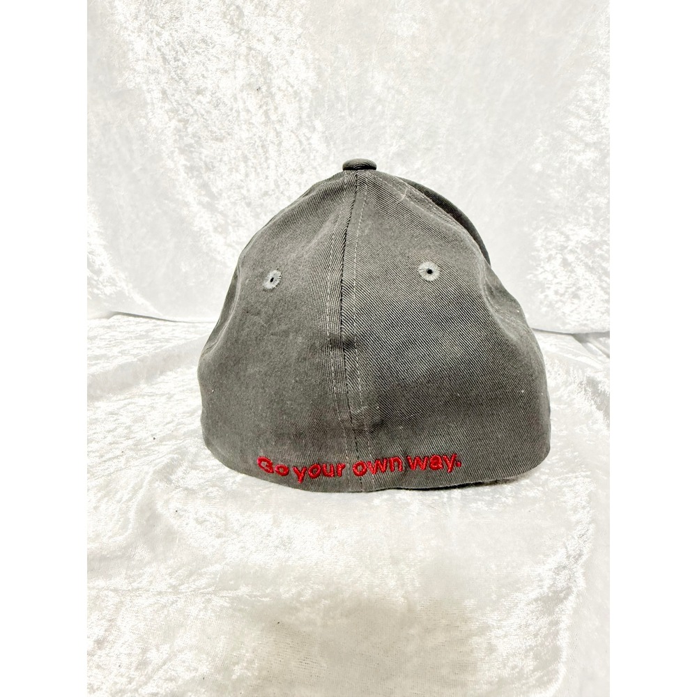 Oris Holstein 1904 Mens Grey Embroidered Baseball Cap Fitted Hat Go Your Own Way - Picture 3 of 6